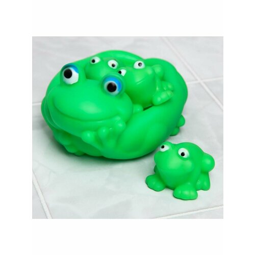 Набор игрушек для игры в ванне Лягушка мыльница игрушки 3 шт 507₽