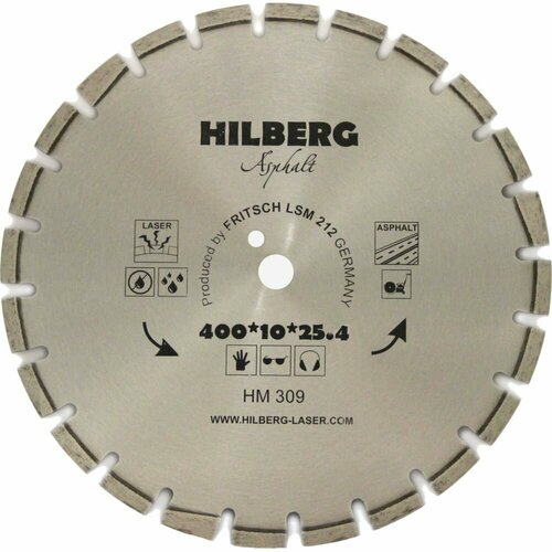 Отрезной алмазный диск по асфальту Hilberg Hard Materials