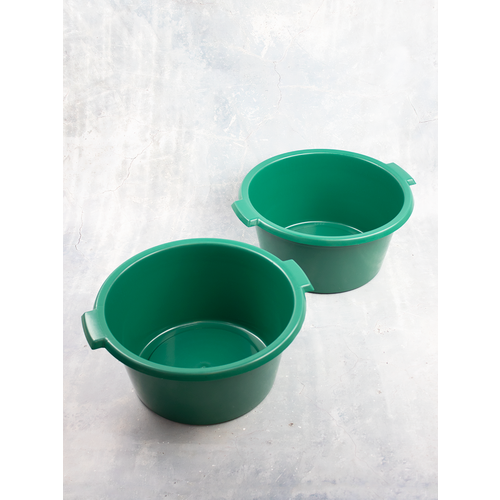 Таз 14 литров усиленный зеленый 2 шт