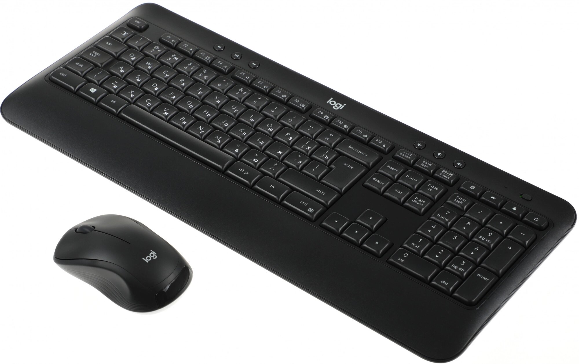 Комплект клавиатура+мышь Logitech MK540 Advanced черный/черный (920-008685) - фото №12
