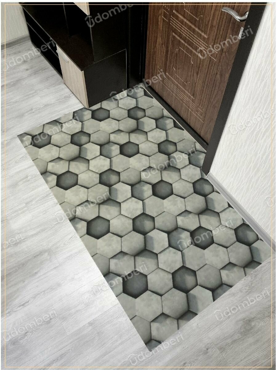 Коврик в прихожую придверный противоскользящий 100х220 — фото 1