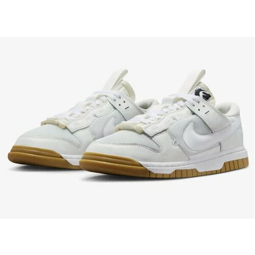 кроссовки nike dunk размер 5 5us черный Кеды NIKE, размер 8 US, бежевый, мультиколор