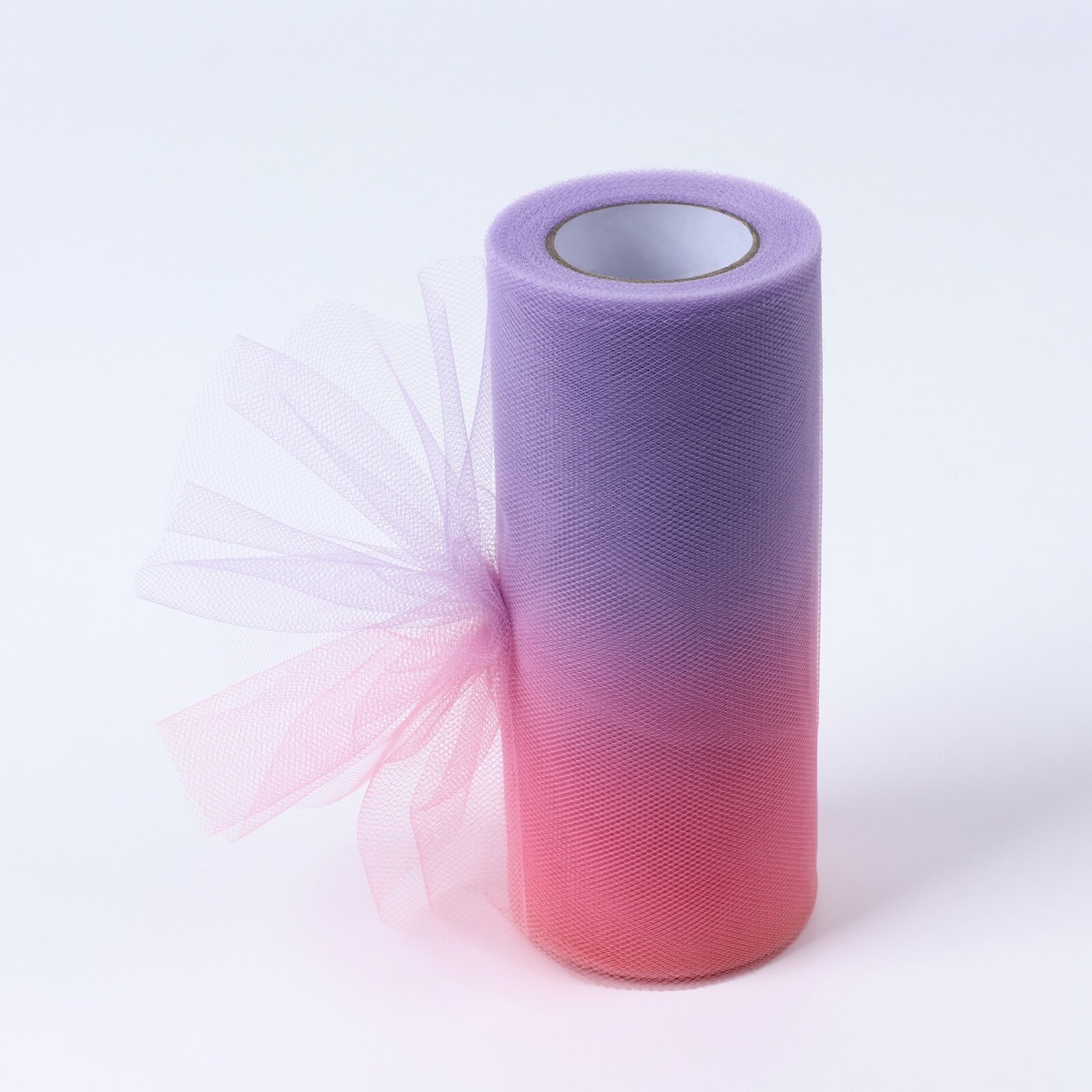 Фатин 15 см 23±1 м 11±1 г/м² фиолетово-розовый градиент №4