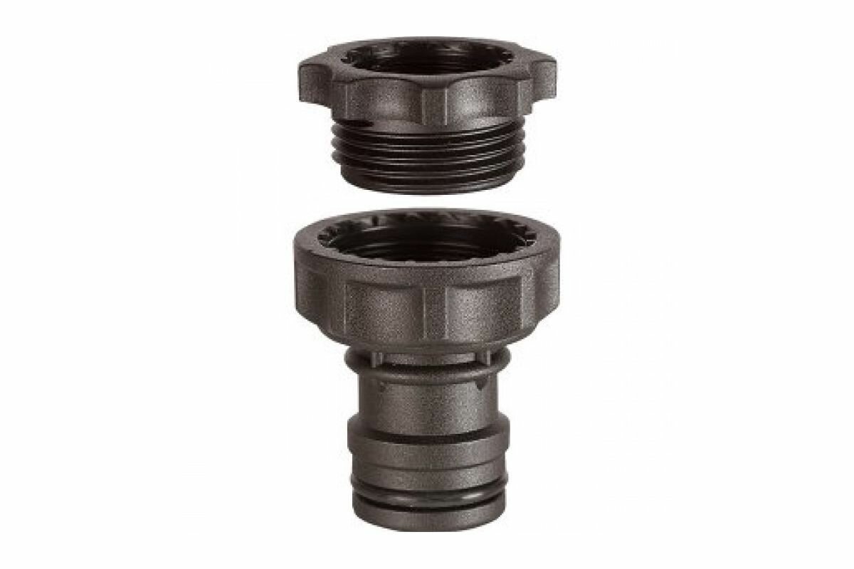 Соеденитель резьбовой на кран 1" с переходником 3/4 8000.5434