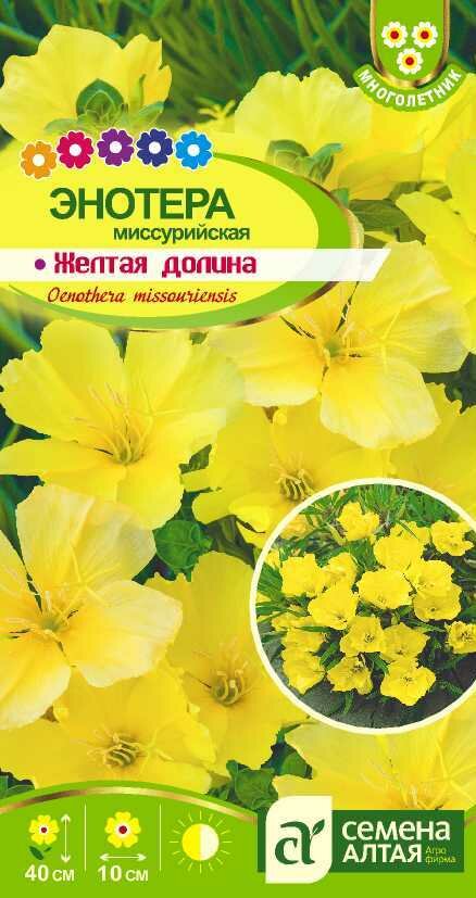 Семена Энотера Желтая долина миссурийская 0 15г Мн 40см  Семена Алтая 