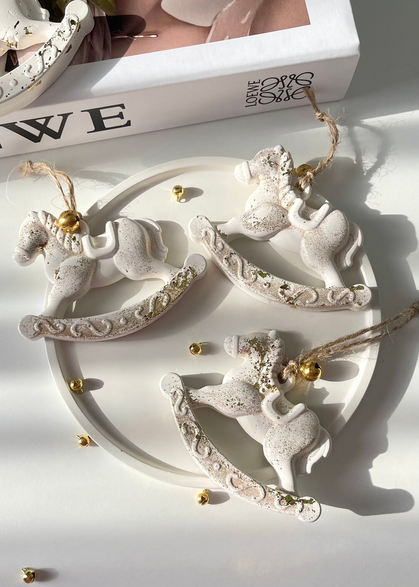 Новогодние ёлочные украшения "Лошадки" от бренда IolaDi