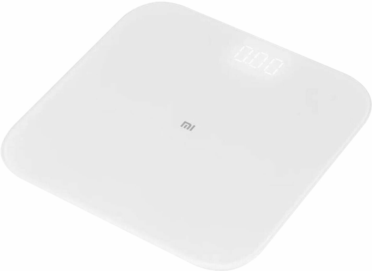 Весы напольные XIAOMI Mi Smart Scale 2, электронные, максимальная нагрузка 150 кг, квадрат, стекло, белые, NUN4056GL — фото 1