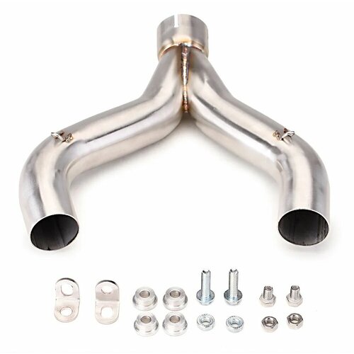 Выхлопной глушитель для мотоцикла Aprilia SHIVER 900 Shiver900 2017-2021 года Серебряный 4377₽