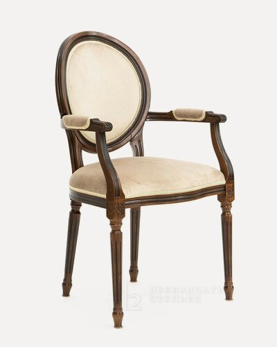 Изображение товара Стул кресло Медальон в монотонной ткани