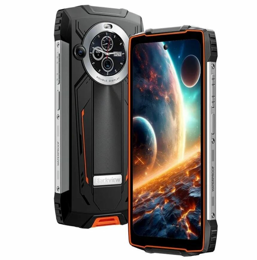 Смартфон Blackview BV8200 12/256ГБ, Global, G100, 8800 mAh, Оранжевый — фото 1
