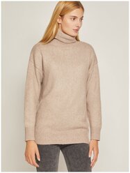 Тёплый вязаный свитер, цвет Светло-коричневый кофе, размер XS