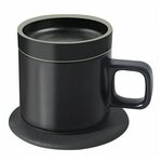 Кружка с подогревом с беспроводной зарядкой Xiaomi VH Wireless Charging Electric Cup Black - изображение