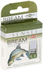 Монофильная леска MIKADO Sensei Bream d=0.18 мм, 30 м, 5 кг, светло-зеленый