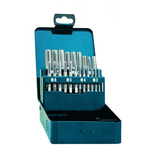 Набор резьбонарезного инструмента ZIRA ZI-450135, HSS - метчики, 21 предметов, M3-M4-M5-M6-M8-M10-M12