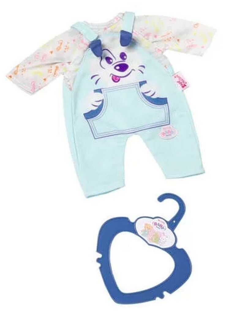 Zapf Creation My Little Baby Born Одежда для куклы 32 см 824-351 (голубая)