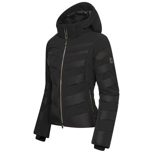 (*) Куртка горнолыжная c воротником Descente Nika 2020-21 Black/Beige (EUR:42)
