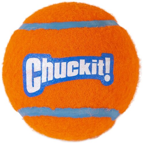 фото Мячик для собак chuckit теннисный, большой (d00042) оранжевый