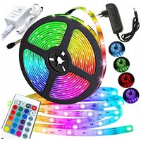 Светодиодная лента RGB 5 м / LED RGB светодиодная лента / Светодиодная лента / Светодиодная лента с пультом / Светодиодная лента LED / Лента RGB