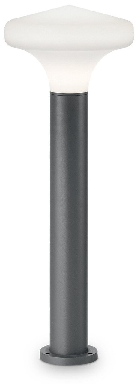 Светильник уличный садово-парковый ideal lux Sound PT1 макс.1х60Вт IP44 Е27 230В Антрацит/Белый Алюминий/Пластик Без лампы 146836.