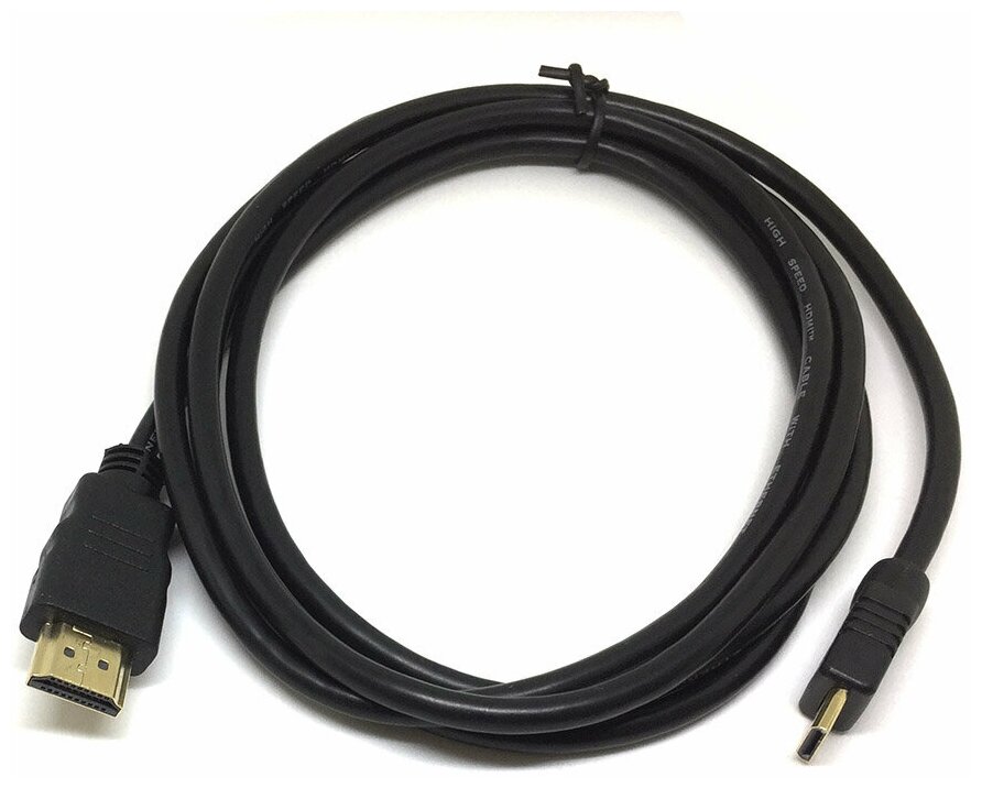 Кабель mini HDMI 19pin Male to HDMI 19 pin Male, 1.8m, V1.4 , EmHDMI19-HDMI19