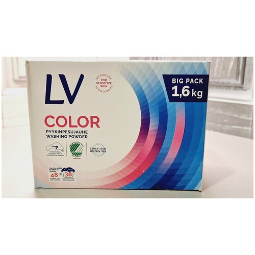 LV 1,6 кг стиральный порошок Color