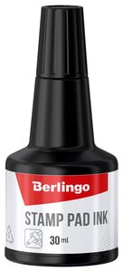 Штемпельная краска Berlingo Stamp pad ink, 30мл, 1 шт. красная