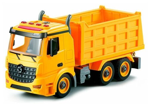 Грузовик-конструктор Funky Toys Die-cast, фрикционный, свет, звук, 1:12 61112