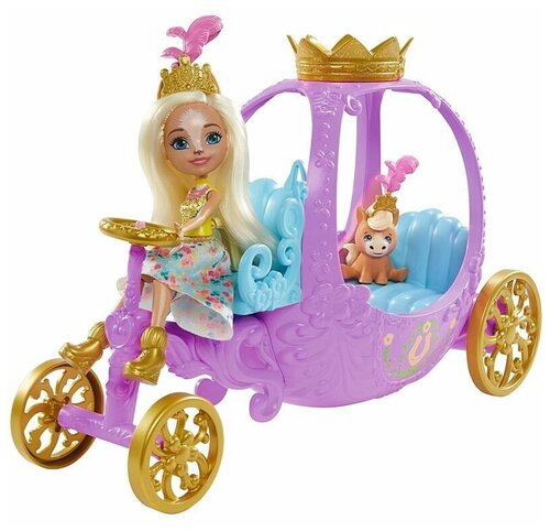 Кукла Enchantimals Royals Королевская карета Peola Poney и Petite