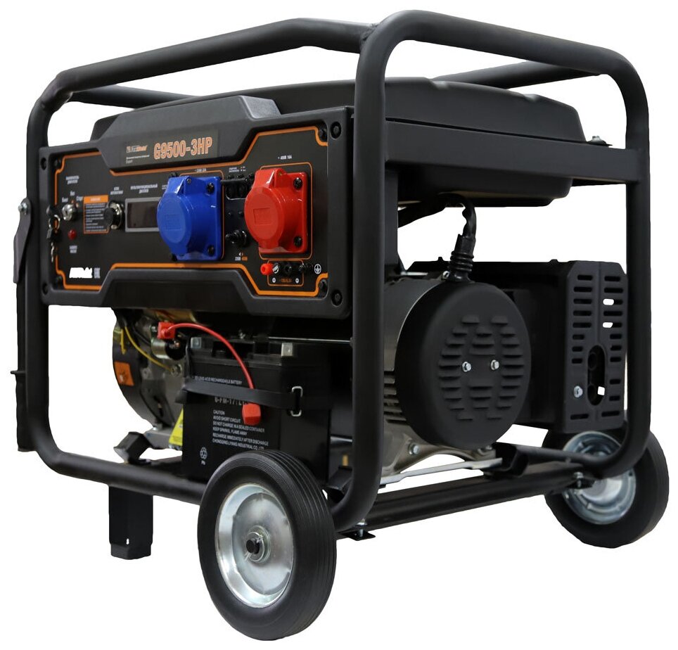 Бензиновый генератор Foxweld EXPERT G9500-3 HP (8,3 Вт, 19 л.с) (7864) - фотография № 2