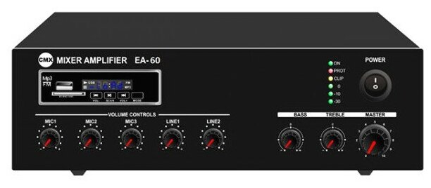 Микшер усилитель 60ватт встроенный Mp3 плеер CMX Audio EA-60