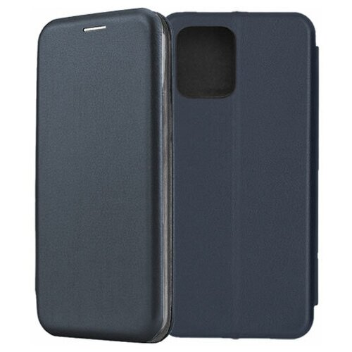 Чехол-книжка Fashion Case для Realme 8 Pro темно-синий чехол книжка fashion case для realme 10 pro 5g темно красный