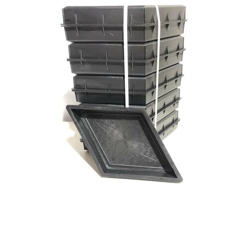 Форма для изготовления тротуарной плитки Ромб (Роза ветров). Набор 10 шт.