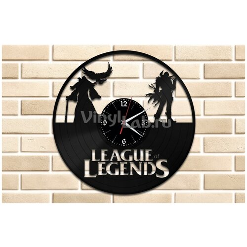 League of legend — часы из виниловой пластинки (c) VinylLab