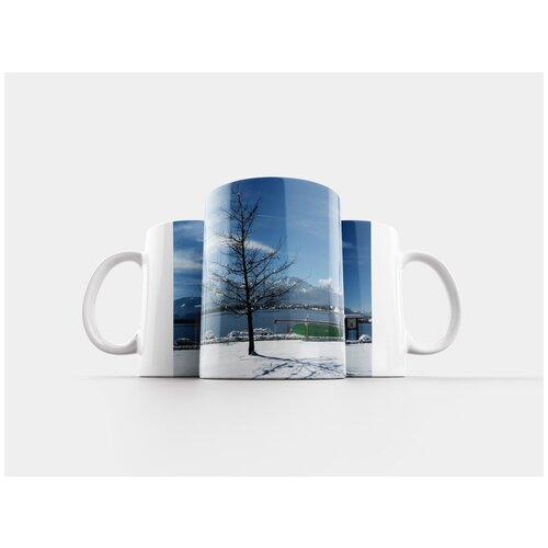 фото Кружка "зима, снег, облака" 320 мл lotsprints