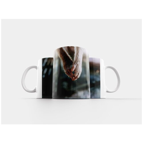 фото Кружка "держаться за руку, обезьяна, одинокий" 320 мл lotsprints