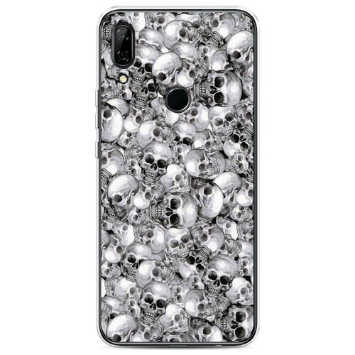 фото Силиконовый чехол "череп 27" на huawei p smart z / хуавей п смарт z case place