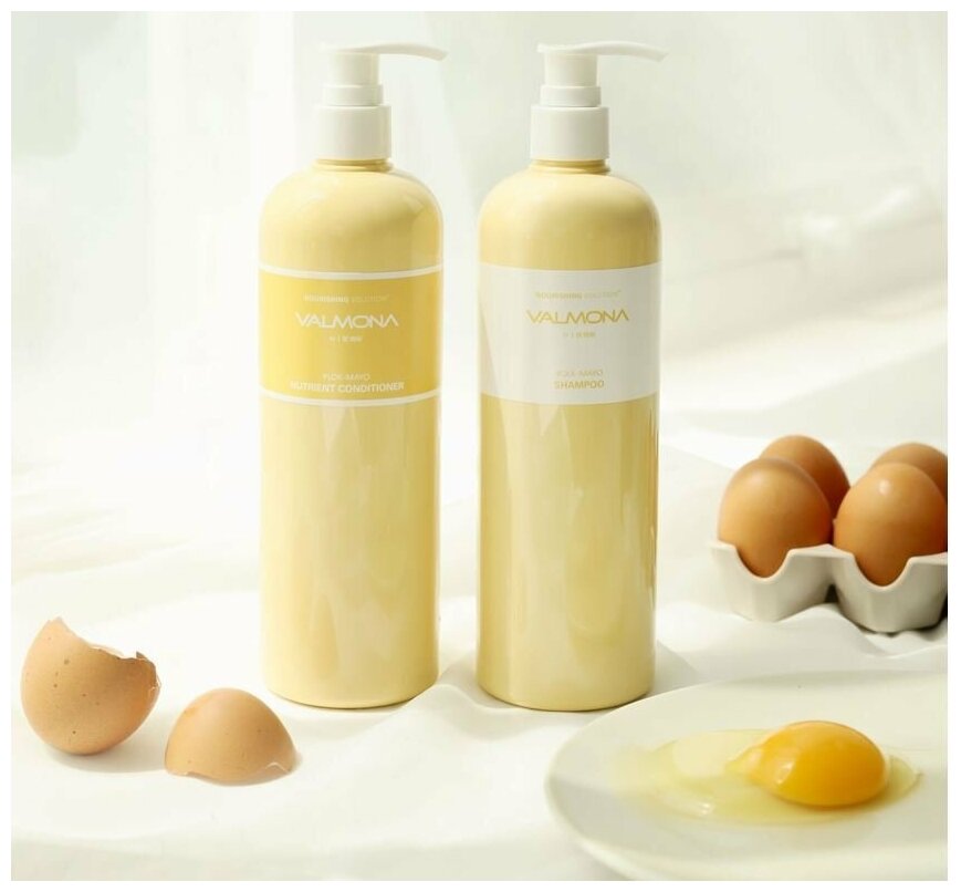 Шампунь для волос питание Evas Nourishing Solution Yolk-Mayo Shampoo, 100 мл - фото №2