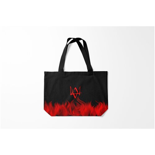 фото Сумка-шоппер / 46х35 см / геймерам / watch dogs 2 burnettie