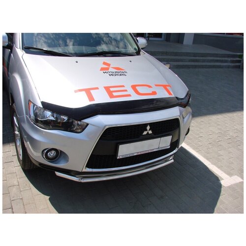 Дефлектор капота темный MITSUBISHI ASX/RVR 2010- Длинный SIM NLD.SMIRVR1012