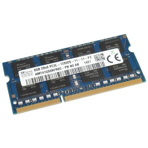 Оперативная память Hynix 8 ГБ DDR3 1600 МГц SODIMM CL11 HMT41GS6BFR8C-PB