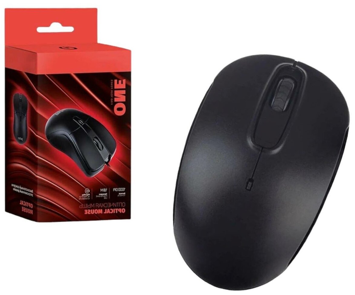 Беспроводная мышь компьютерная / Bluetooth мышка для ноутбука / Черная / Для офиса