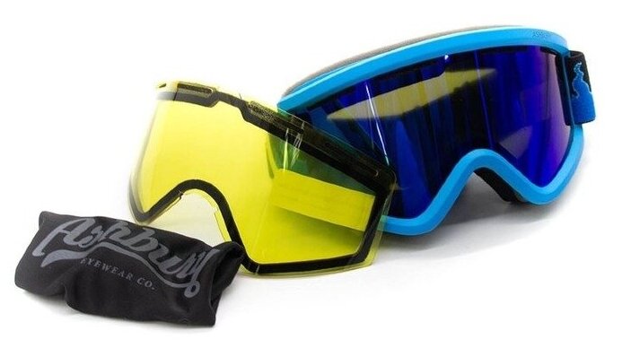 ASHBURY Team Jibgurl (Blue Mirror Lens/Yellow Spare)