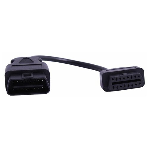 Удлинитель OBD 2 30 см переходник уаз газ 12 pin на obd 2 16 pin