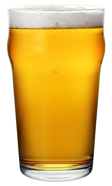 Набор пивных стаканов бокалов для пива 570 мл прозрачное стекло 2 шт