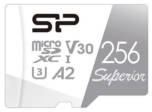 Флеш карта microSD 256GB Silicon Power Superior Pro A2 microSDXC Class 10 Uhs-i U3 Colorful 100/80 M .