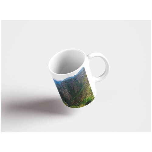 фото Кружка "перу, мачу-пикчу, гора 320 мл. белая" lotsprints