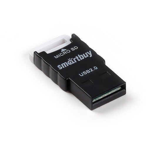 Картридер Smartbuy 707, USB 2.0 - microSD, черный (SBR-707-K)