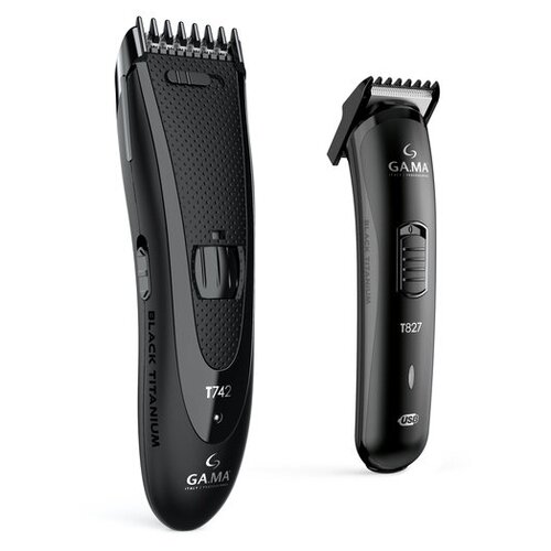 Набор для стрижки волос GAMA машинка T742 триммер T827 391000₽