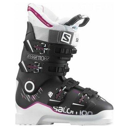 Горнолыжные ботинки Salomon X Max 110 W Black/White/Rubine (22.0) горнолыжные ботинки salomon x max 100 w sport р 22 5 черный белый розовый