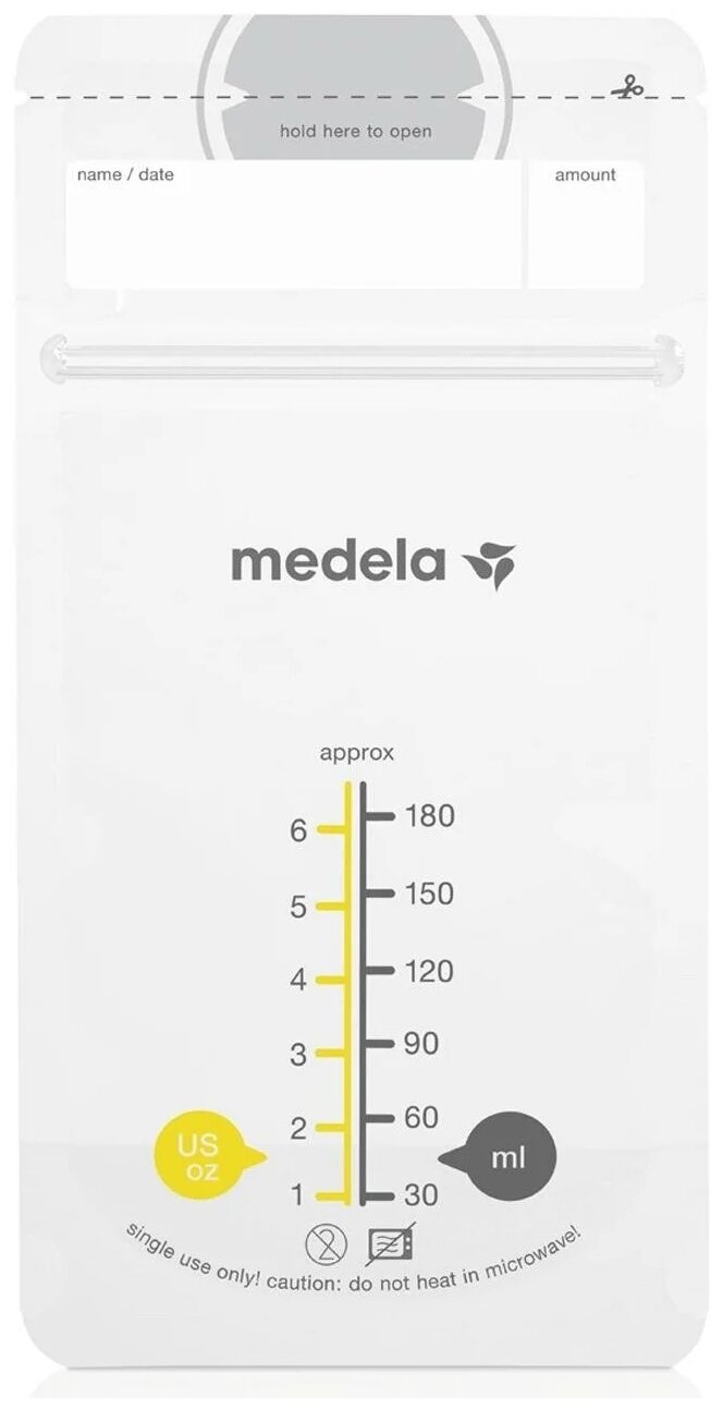 Пакеты Medela одноразовые для хранения грудного молока - фото №9